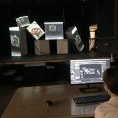 Atelier création mapping avant la générale
