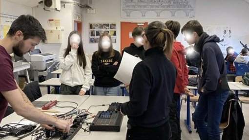 Initiation à la musique électronique pour les élèves du CAP Sérigraphie