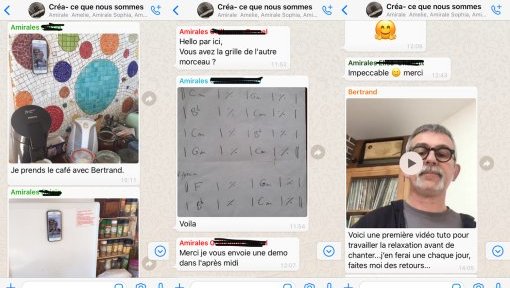 Création Ce Que Nous Sommes avec Les Amirales